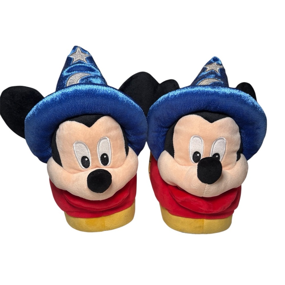 Disney Blue and Red Mickey Mouse Slippers